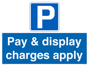 Pay & display charges apply
